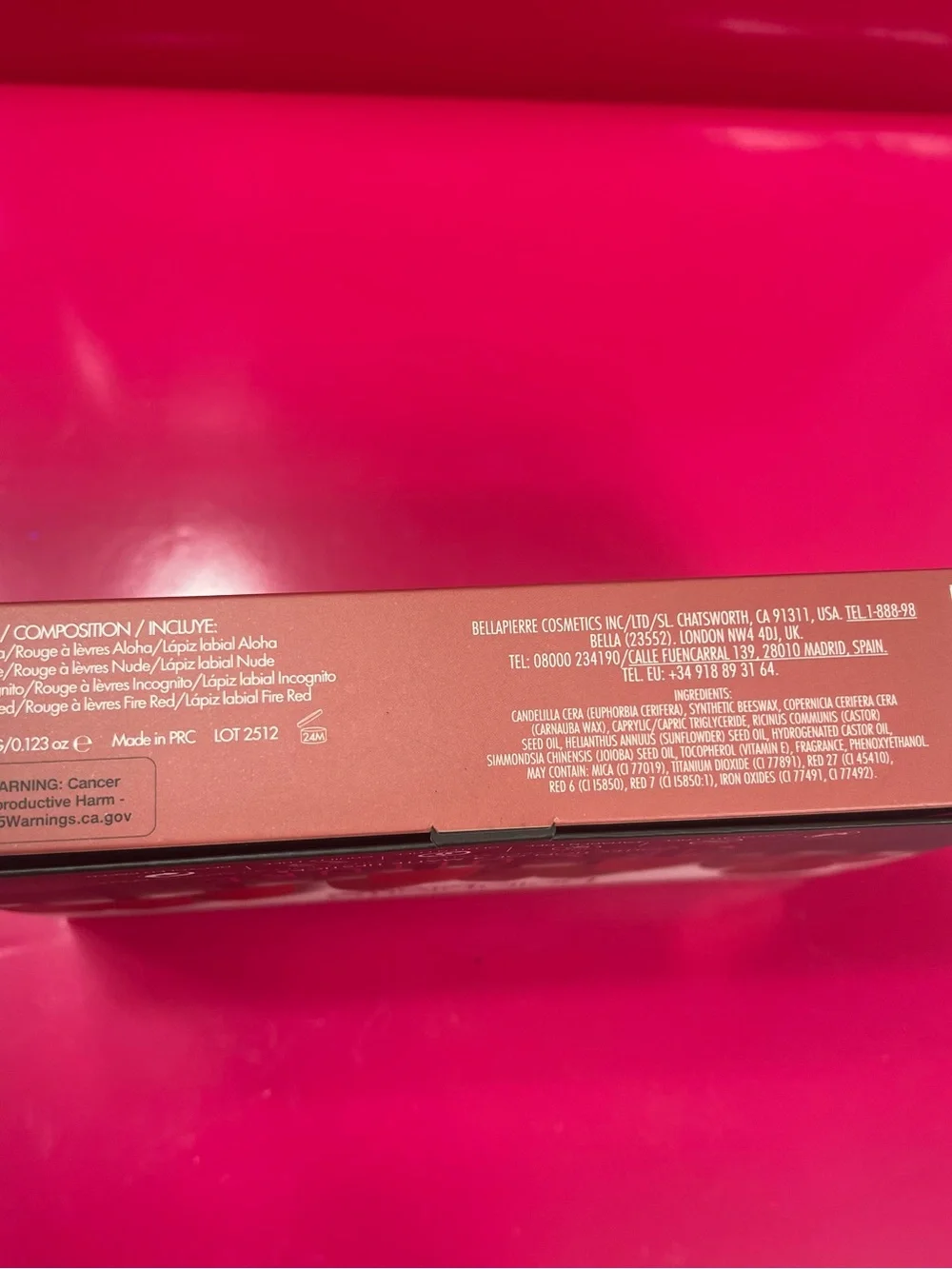 Bellapierre Lip Culture Matte Lipstick Set - Red & Nude